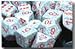 Polyhedral 7-Die Speckled Dice Set - Air