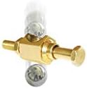 Steel Ball thru Bolt - Brass by DiFatta Magic