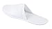 Juvale Disposable Closed Toe Slippers for Guests, Womens US Size 11, Mens Size 13 (White, 24 Pairs)