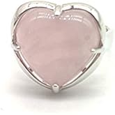 Natural Stone Agate Amethyst Turquoise Adjustable Finger Rings Semi Precious Oval Shaped Gemstone Anniversary