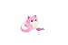 Pomsies 1882 Pinky Plush Interactive Toys, One Size, Pink/White