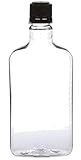 Pellah 375 ml (12.7 Oz.) Plastic Flask PET Clear