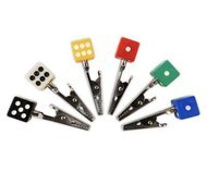 DICE ROACH CLIP ASSORTED COLORS 1 CLIP SINGLE UNIT with Free BakeBros Silicone Container and Sticker Assorted Colors