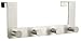 Pro Chef Kitchen Tools Over Door Hook - 4 Coat Hooks Pegs - No Drill Towel Rack for Bathroom Storage Closet - Behind The Door Organizer Clothes Rack - Shoe Or Hat Holder - Office Cubicle Purse Hanger