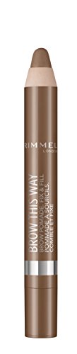 Rimmel Brow The Way Pomade, Dark Brown, 0.114 Ounce (Pack Of 3)