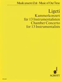 Chamber Concerto for 13 Players: for 13 Instrumentalists. 13 instrumentalists. Partition d'étude.