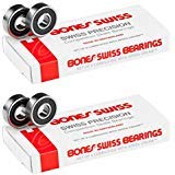 Bones White Swiss 608 Original - 8Mm Skateboard Bearings  Sw