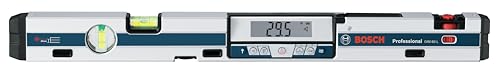 Bosch Professional Digitaler Neigungssensor GIM 60 L (Laserpräzision, Messbereich: 0-360º, Länge: 60 cm), 60 cm mit Laseranvisierung, 601076900