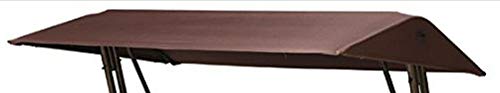 3 Sitzer Hollywoodschaukel Ersatzdach Dach Dachbezug Bezug (Color : Schwarz) – Bild 3