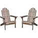 Northern Tool+Equipment Twin Pack Wooden Adirondack Chairs