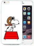 iPhone 6 Plus Case,Snoopy (2) White Case for iPhone 6S Plus 5.5 Inches,TPU Cover