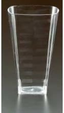 Yoshi Ware Emi Square Clear Extra Heavy Weight Plastic Tumbler, 10 Ounce - 14 per pack -- 12 packs per case.