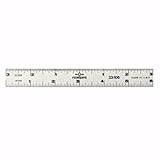 Fairgate 6" Center Finding Ruler, 3/4" Wide, 23-106