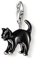 Pendentif Charm Plaque Argent 925 1000 Petit Chat Chaton Noir Trop Mignon Amazon Fr Bijoux