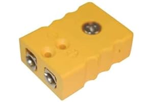 Digi-Sense Thermocouple Connector, Standard, Type-K, Female Jack; 1/ea