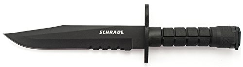 Schrade SCHF6B Extreme Survival M-9 Bayonet Fixed Blade TPR Handle