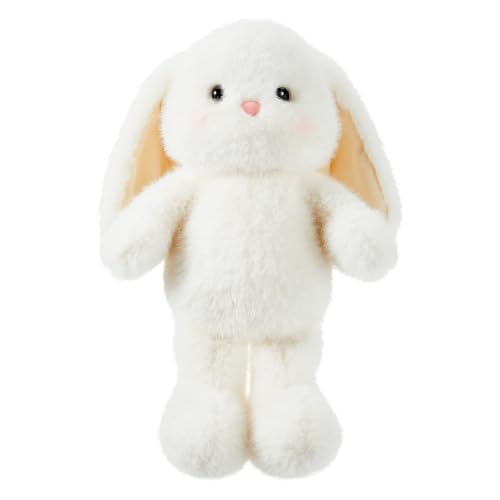 MINISO Tani Rabbit Plush Toy, White Floppy Ear Sitting Bunny Stuffed Animal at Amazon
