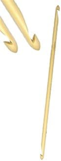5.5mm Size I/9 13.5 Inch Bamboo Double Ended Crochet Hook