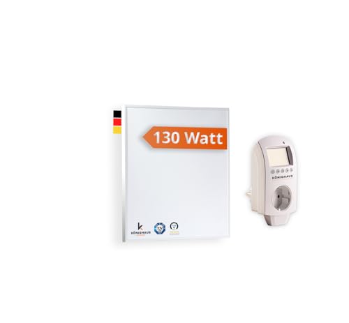 Könighaus Infrarotheizung 130 Watt - Smart Thermostat