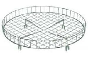 ONLY GARMENT RACKS 30" Diameter Wire Top Basket for Round Racks