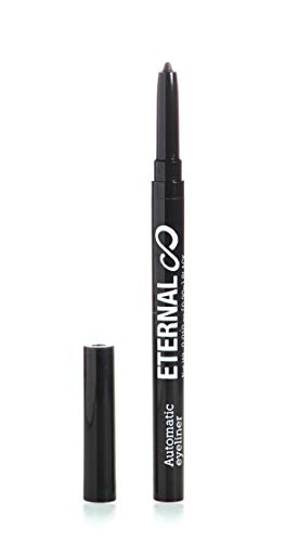 Eternal Cosmetics Automatic Water Resistant Eyeliner - Easy Glide-on for a Professional All Day Smokey or Dramatic Effect, Long Lasting and No Smudge Mechanical Eye Pencil (Black)