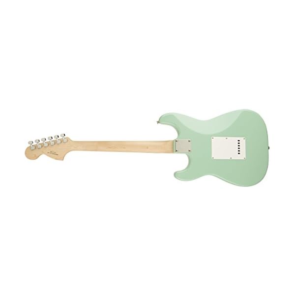Squier Affinity Series Stratocaster Electric Guitar, Surf Green, Laurel Fingerboard - Image 3