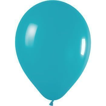5 x 10" Turquoise Latex Belbal Balloons (Helium or Air). Parties / Weddings / Decoration