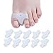 Povihome Gel Toe Separators & Straightener, Anti-Slip Bunion Corrector for Hammer Toe, Overlapping Toe,Foot Cramps, Relief Hallux Rigidus and Pain 5 Pairs
