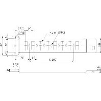 Schneider Electric nsymps60 Reinforced Plate Brackets for Modular Chassis, 600 mm