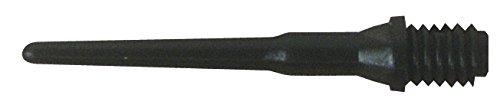 Soft tips, darts tips Roleo-Special, 1000 pcs, in black, 2BA