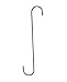 Panacea 89015 Garden S Hook, Black, 18-Inch