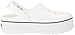 Crocs Kids' Crocband Platform Clog | Comfortable Slip-On Platform Shoes, White/White, 3 US Big Kid