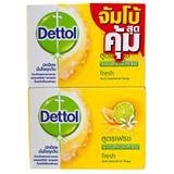 New Dettol Fresh Barsoap 105g. Pack 4