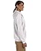 Gildan Women's Blend Full Zip Hooded Pouch Pocket Sweatshirt, White, Large