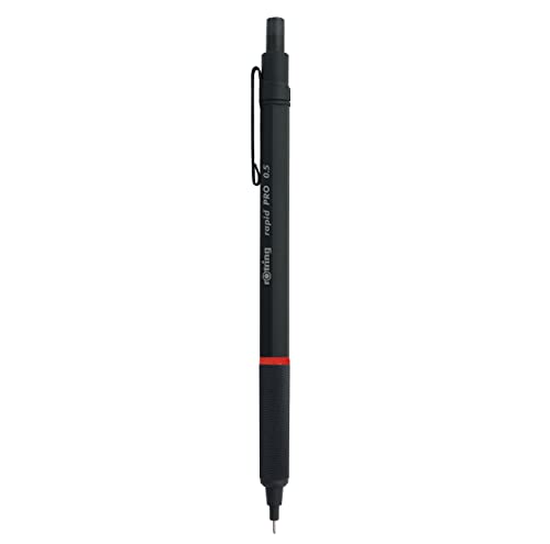 rOtring Rapid PRO Druckbleistift mit Einzug , 0,5 mm , Schwarz
