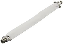 electrosmart F Socket Flat Ribbon Coax Cable ~ Ideal for windows doors, caravans etc (Quantity 1), White