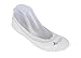 White Bride & Bridesmaid Fold Up Ballet Flats-Foldable Bridal Wedding Party Shoes with Bride Print-Cute Purse unfolds into a Tote Carry Bag(Medium Size 7-8)
