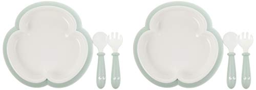 ベビービョルン 【日本正規品保証付】ベビープレート・スプーン&フォーク2セット パウダーグリーン商品画像