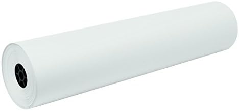Pacon Decorol Art Paper Roll, 3-Feet by 500-Feet, White (100599), 18" x 75'