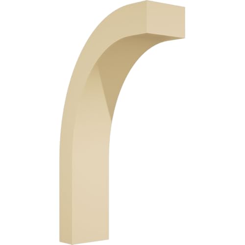 5"W x 14"D x 18"H Standard Heritage Signature Urethane Knee Brace, Primed Tan