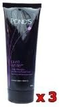 3 x New Pond's Pure White Deep Cleansing Brightening Facial Foam 100g