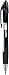 Amazon Basics Retractable Gel Ink Pens - Ultra-Fine Point, Black, 12-Pack