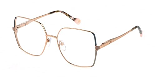 Yalea Occhiali da vista donna, Copper Gold lucido, 54/17/140
