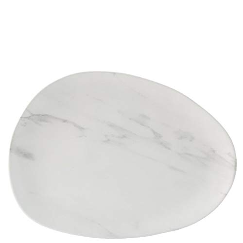 Utopia CT9089 Pebble Platter 16 x 11.75" (41 x 30cm) - White Pack of 12