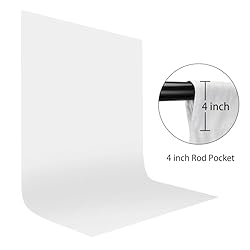 5FTX6.5FT White Backdrop, UTEBIT White Background
