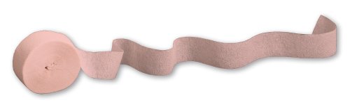 Creative Converting Touch of Color Crepe Paper Streamer Roll, 81-Feet, Candy Pink