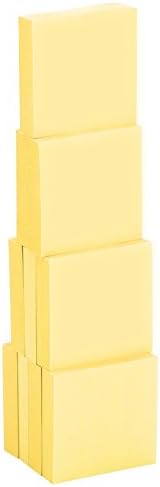 Sticky Notes, 1 7/8 x 1 7/8 Inches, Small Size, Canary Yellow, Self-Stick Notes, 100 Sheets/Pad, 10 Pads/Pack,4A 484810-Y