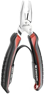 Facom 187A.20CPE Universal Pliers, Red/Black, 200 mm, Red / Black