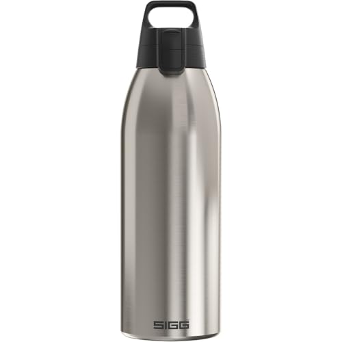 SIGG - Isolierte Trinkflasche - Thermosflasche Shield Therm One Brushed - kohlensäurehaltige Getränke - Auslaufsicher - Spülmaschinenfest - BPA-frei -