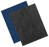 8-1/2" x 11" Black 20 Mil Leather Texture Polycovers (Qty 50)